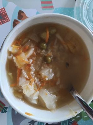 Zeleninova, mohlo byt vsak menej cibule/poru at Veg Life - Einsteinova in Bratislava