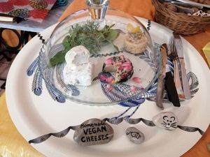 Vegan cheeses at La Casota in Nago-torbole