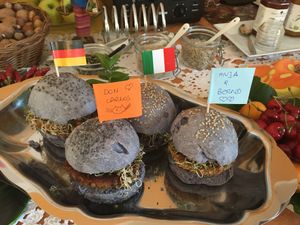 burger at La Casota in Nago-torbole