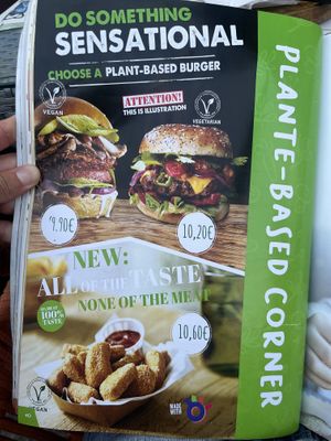 From the menu.   at Babaluu in Budva