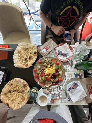 Breakfast  at Babaluu in Budva