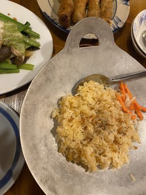 Garlic rice  at Viet Nam Ao BaBa in Hiroshima