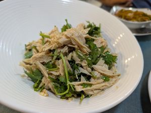 Bean curd salad in scallion oil at Freedom Restaurant in Erbil