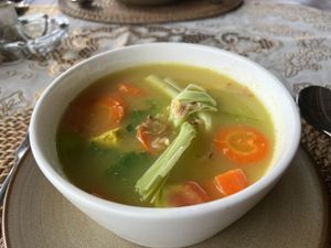 Curry Soup   at Munduk Farm House in Munduk