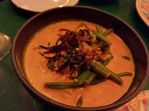 Cashew nut curry at Machan Kitchen in Croydon