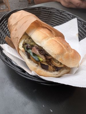 Vegan panino at Il Panino Ingegnoso  in Rome