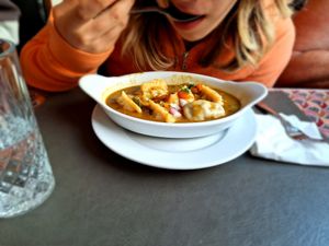 Dumping soup at Annapurna Nepalese Restaurant in Folkestone