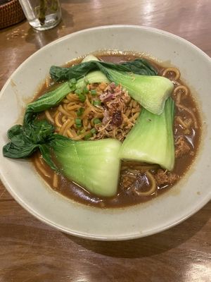 Wet noodles   at The Daun in Bandar Seri Begawan