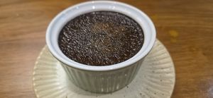 Dark chocolate creme brulee at The Daun in Bandar Seri Begawan