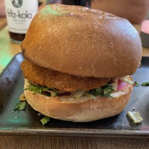 Crispy Panko Chicken Burger  at SIGGIS v/gan burger & co in Munich