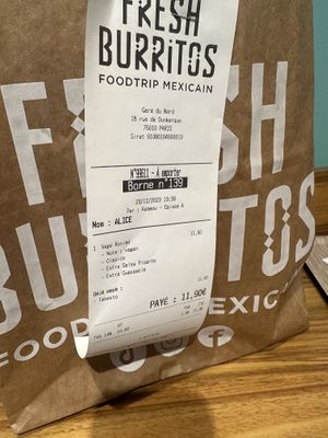   at Fresh Burritos - Gare du Nord in Paris