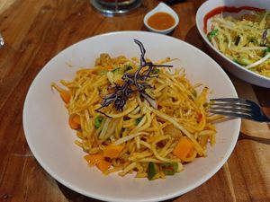 Fried nudeln at Coffee Momo in Germering