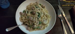 Cauliflower fettuccine at Slice of Vegas Pizza in Las Vegas