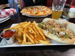 Vegan Philly Sandwich  at Slice of Vegas Pizza in Las Vegas