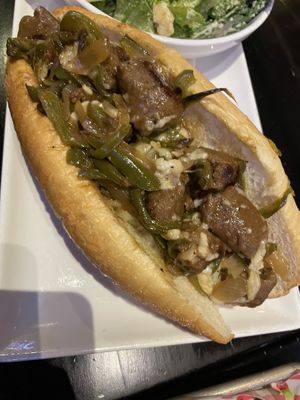 Vegan Philly  at Slice of Vegas Pizza in Las Vegas