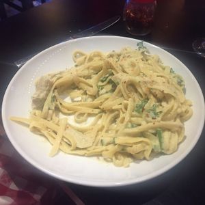 cauliflower fettuccine  at Slice of Vegas Pizza in Las Vegas