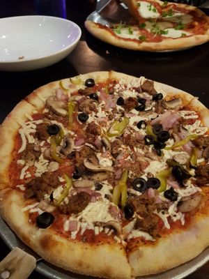 vegan Supreme  at Slice of Vegas Pizza in Las Vegas