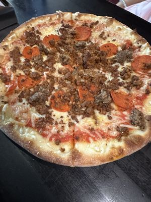 Non-Meat Lovers Pizzaa  at Slice of Vegas Pizza in Las Vegas
