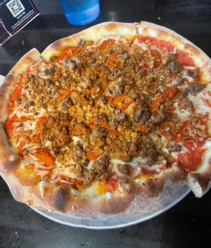 Vegan nonmeat  at Slice of Vegas Pizza in Las Vegas