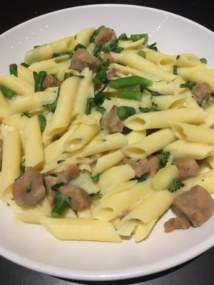 Cauliflower pasta (gluten free on demand) at Slice of Vegas Pizza in Las Vegas