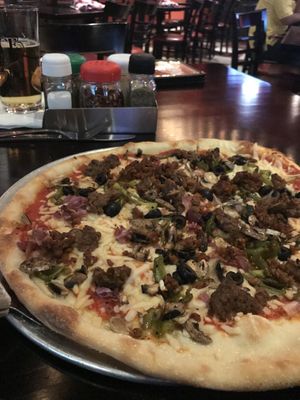 Supreme Vegan Pizza ❤️ at Slice of Vegas Pizza in Las Vegas