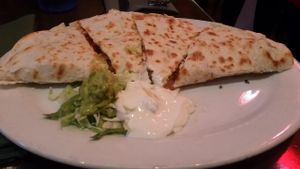 quesadillas at Hussong's Cantina - Mandalay Bay Shoppes in Las Vegas