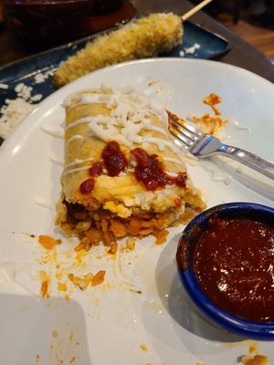 Vegan chimicanga at Hussong's Cantina - Mandalay Bay Shoppes in Las Vegas