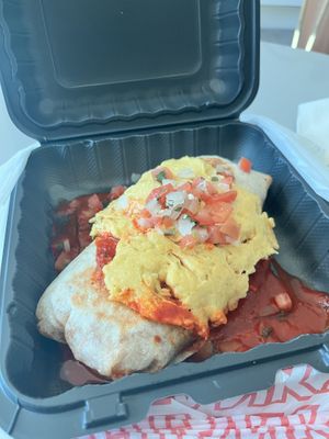 Vegan Breakfast Burrito  at Hussong's Cantina - Mandalay Bay Shoppes in Las Vegas