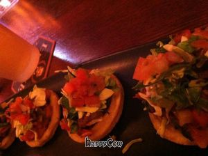 vegan sopes @ hussong's at Hussong's Cantina - Mandalay Bay Shoppes in Las Vegas