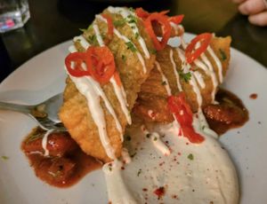 Spinach Artichoke Hand Pies at Gass and Main in Haddonfield
