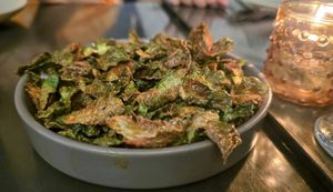 Brussel Sprout BBQ Chips at Gass and Main in Haddonfield