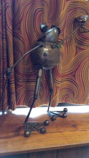 Frog at Bullfrog Brewery in Williamsport