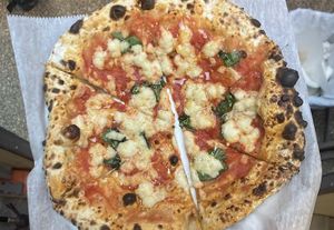 From restaurants Instagram-vegan pizza, ingredients like cheeses made in house  at Vegan Pizza Land in Easthampton