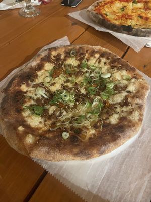 Bulgogi pizza   at Vegan Pizza Land in Easthampton