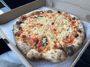 Margherita Pizza  at Vegan Pizza Land in Easthampton