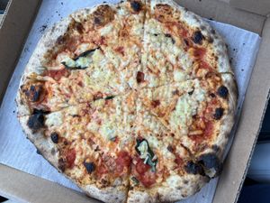 Margherita Pizza  at Vegan Pizza Land in Easthampton