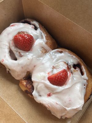 Buns from VPL coffee counter   at Vegan Pizza Land in Easthampton