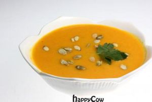 Pumpkin Soup at Samadeva in St Petersburg