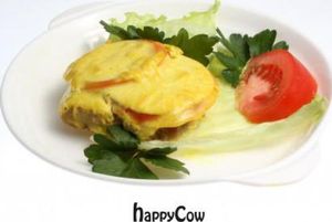 Medallions with tomato with mayonnaise at Samadeva in St Petersburg