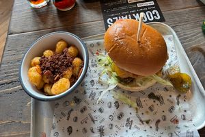 vegan kula faker and vegan dirty tots  at Fat Hippo  in Glasgow