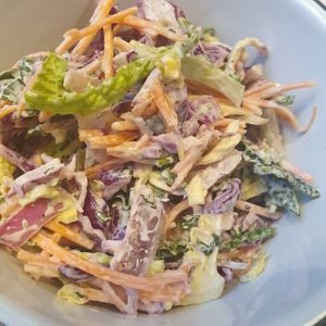 Purple slaw at Fat Hippo  in Glasgow