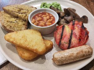 Vegan breakfast at The Green Cafe in South East London