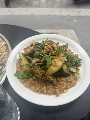 Cucumber satay - Order this!  at Maslow in Paris