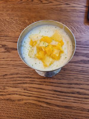 crème panacotta aux agrumes et cardamome at Maslow in Paris