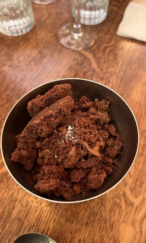 vegan chocolate dessertt  at Maslow in Paris