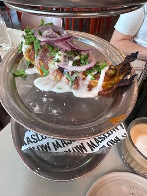 Chou pointu muhammara at Maslow in Paris