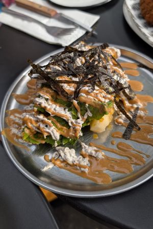 "Kimchi" dish at Maslow in Paris