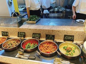 Stir-fried veggies  at Green Eats in Hangzhou