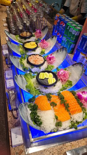 vegan 'seafood' at Green Eats in Hangzhou