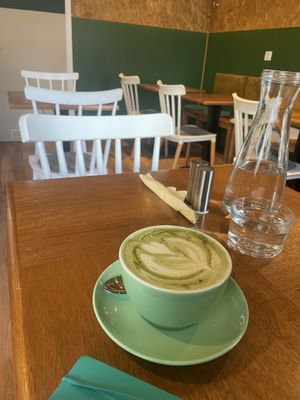 Matcha Latte  at Café IIN in Vienna